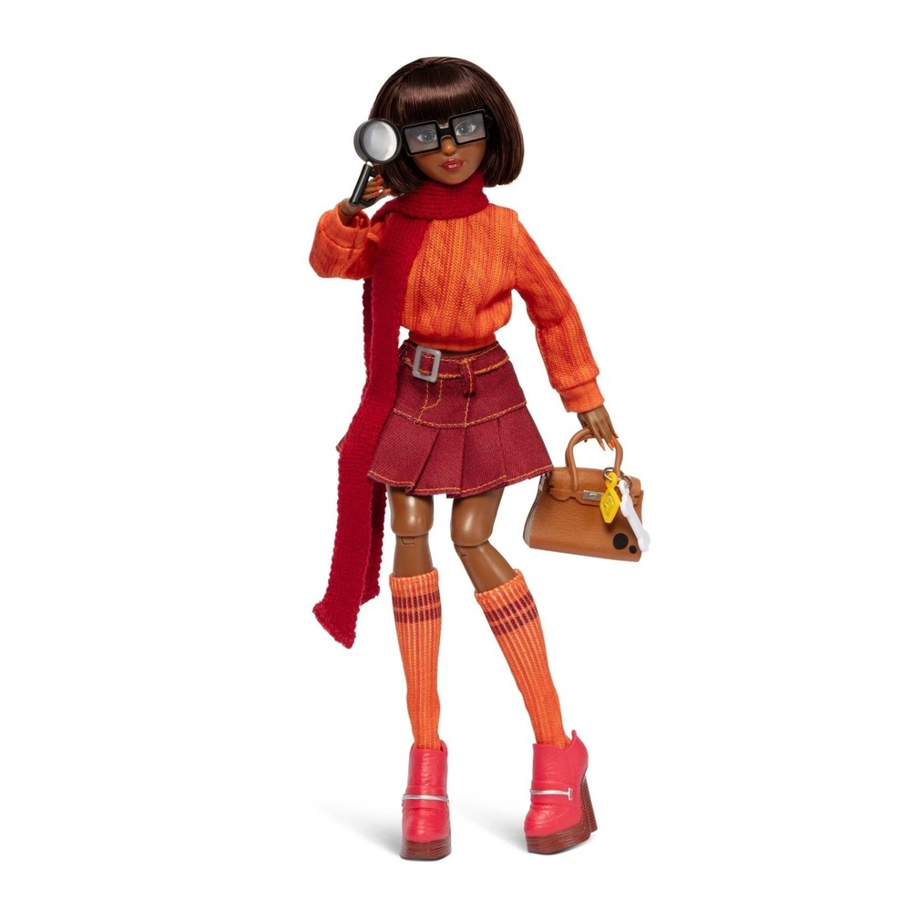 Jakks Pacific Velma Dinkley Scooby-Doo Doll 11in Orange Burgundy Excellent - Picture 3 of 7